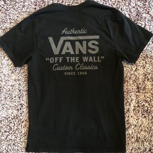 Black Vans Tee